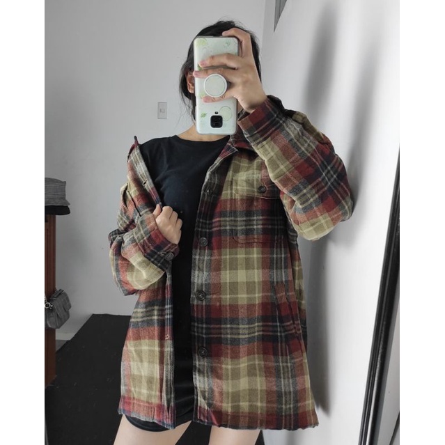 Olzen oversize  flanel jacket
