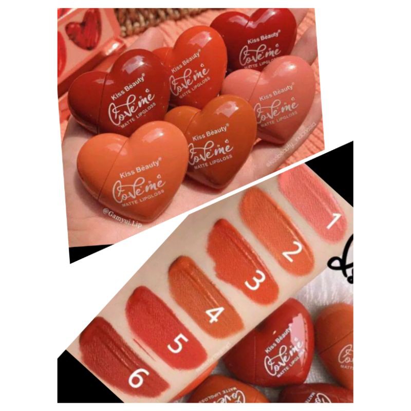 [ORIGINAL THAILAND] Kiss Beauty Love Me Matte Lipgloss