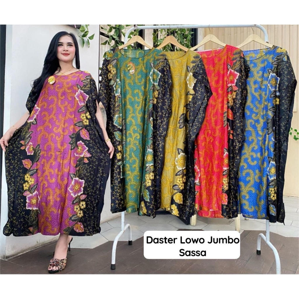 DASTER LOWO JUMBO SASSA LD 120 KALONG KELELAWAR TALI SERUT DEPAN BAJU TIDUR MURAH PAKAIAN WANITA BAHAN RAYON ADEM DIPAKAI COD GENDIS  KEKINIAN TERBARU BATIK PEKALONGAN  XL XXL L DEWASA REMAJA