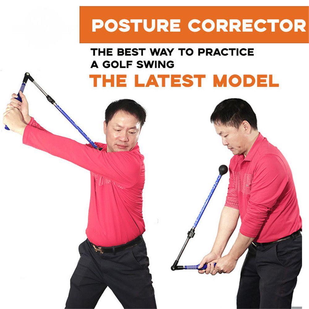 Top Golf Swing Trainer Adjustable Posture Alat Bantu Mengajar Luar Ruangan