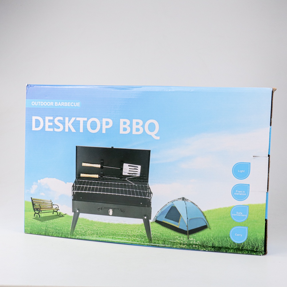 Alat Panggang Sate Ikan BBQ Grill Stove Foldable - BISA DILIPAT