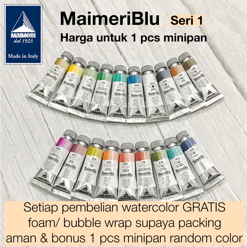 

Maimeri MaimeriBlu watercolor Cat Air share tube Seri 1
