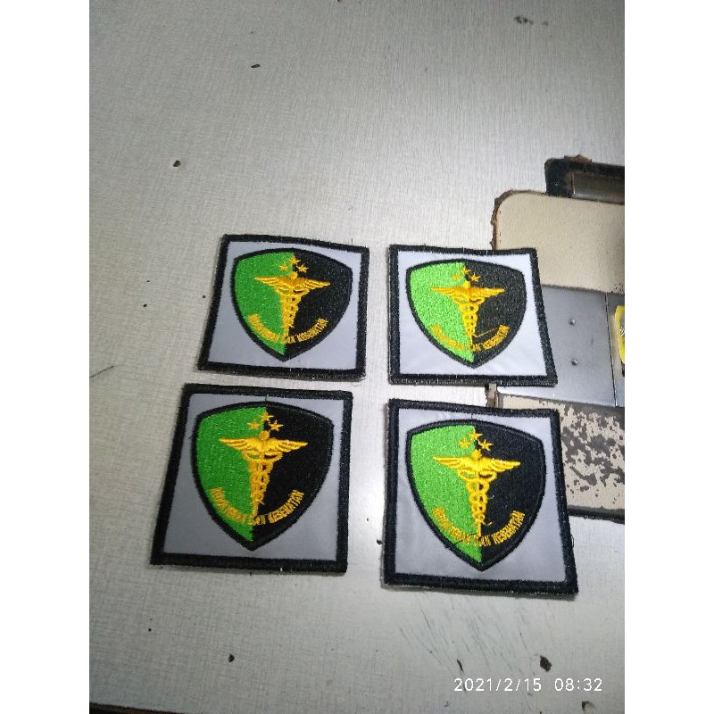 logo bordir dokpol baru buat dirompi