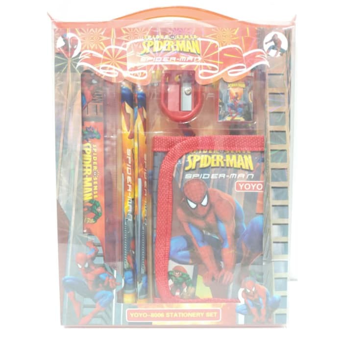 

Paket Ujian - Paket Alat Tulis - Paket Puzzle Anak Stationery Set Dompet Spiderman Alat Tulis Anak