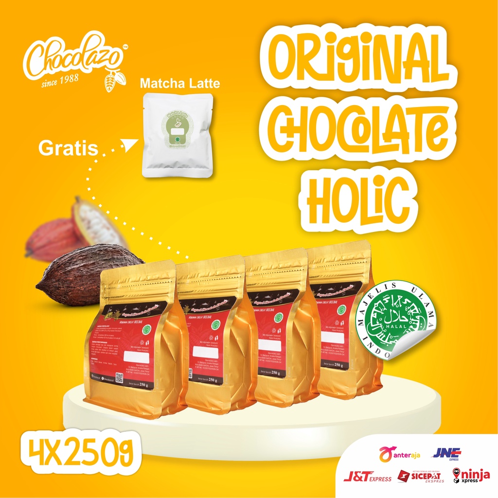 

Coklat Bubuk Kiloan Minuman Cokelat Bubuk Original Dark Premium Chocolazo Chocolate 1 Kg