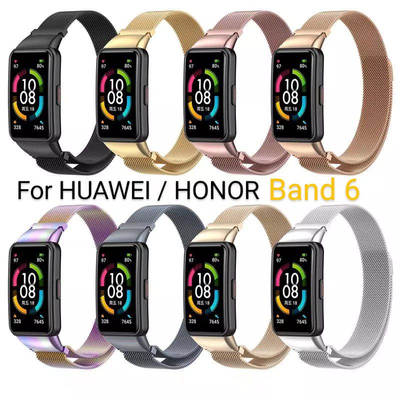 Strap Milanese Magnetic for Huawei Band 6 / Honor Band 6