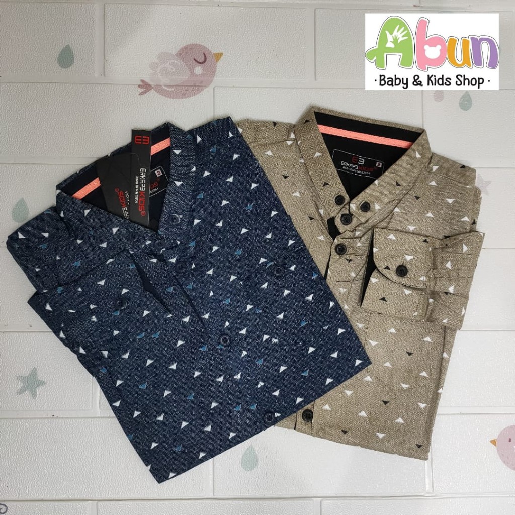 Kemeja Anak Laki-laki Lengan Panjang Erkape Kids