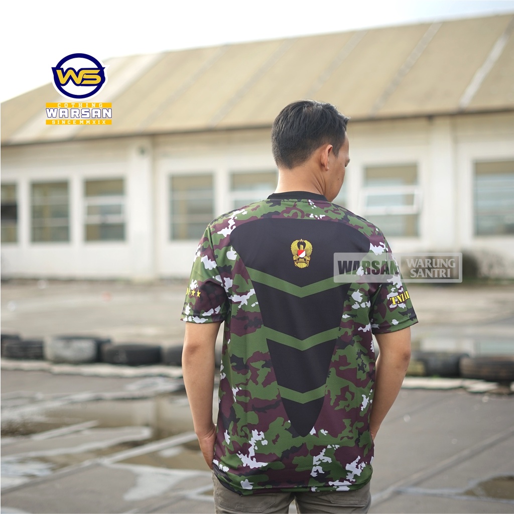 Kaos Kasad Loreng NKRI / Jersey Kasad NKRI / Kasad TNI AD NKRI / Kaos Kasad Pembagian