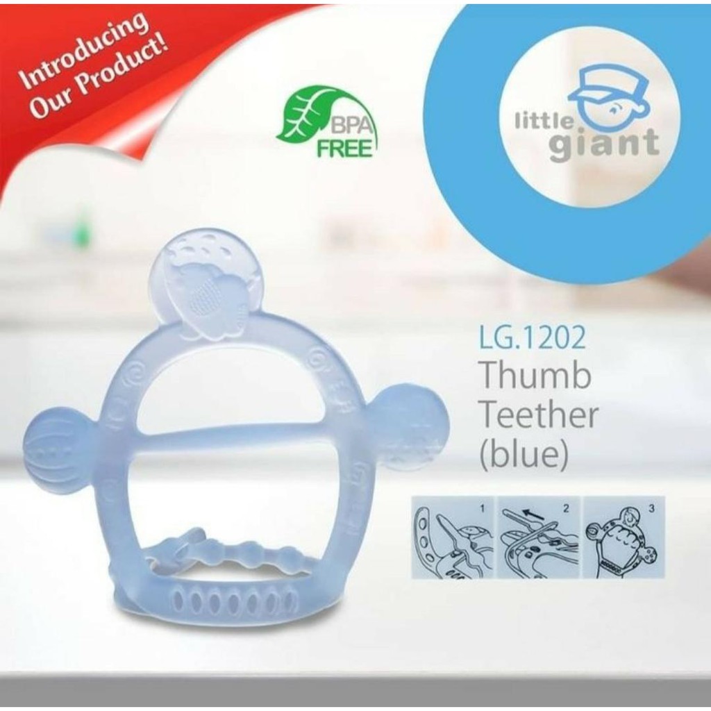 Little Giant Thumb Teether LG1202 / Mainan Gigitan Bayi