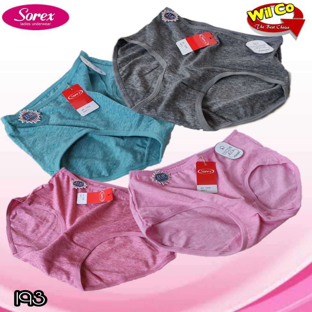 K193 - (Harga Per 1 Potong) CELANA DALAM WANITA PAKAIAN DALAM PAKAIAN WANITA CD SOREX MEDIUM SIZE M - XL