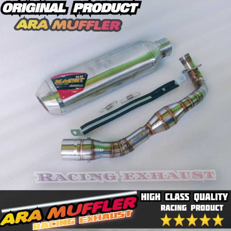 Knalpot racing Yamaha Nmax New Aerox New Kapsul Ckc Original Magnit