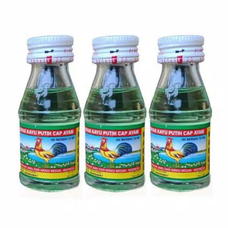 MINYAK KAYU PUTIH CAP AYAM 12 ML*