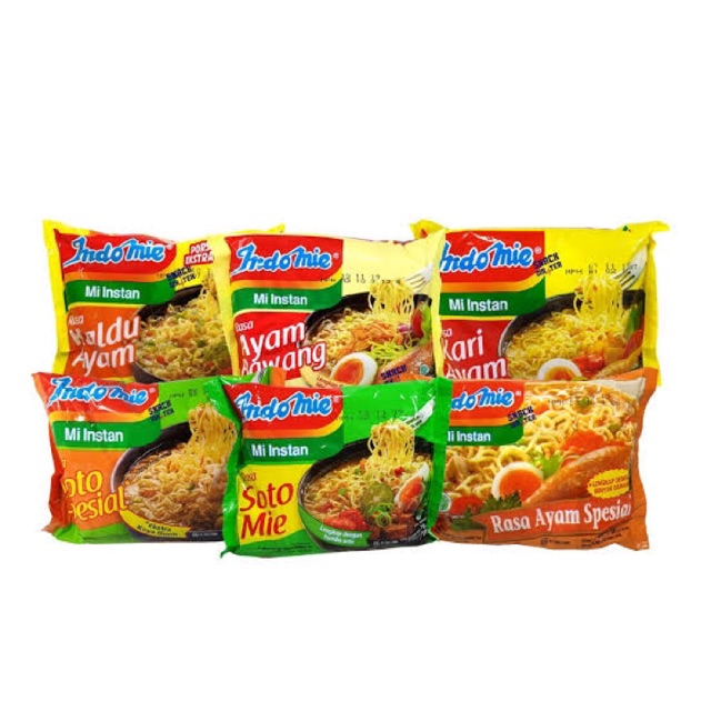 

INDOMIE KUAH ALL VARIAN 1 KARTON ISI 40
