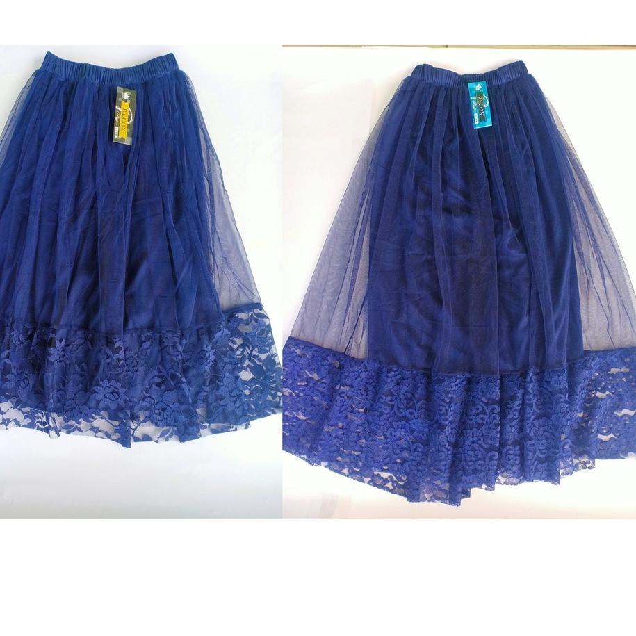 FREE SHIPPING Rok Tutu Model Terbaru Renda Anak Brokat Bawah Motif Bunga Cantik Kekinian Panjang Umu