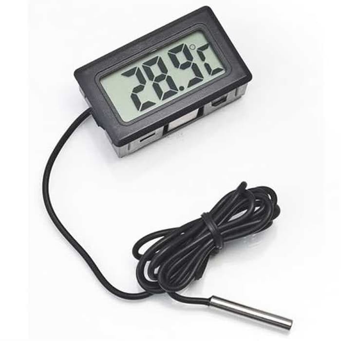Pengukur Suhu Digital Termometer Air Ikan Aquarium Aquascape Outdoor