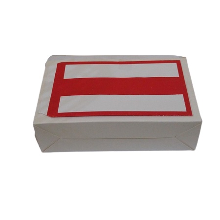 ( Pak 100 Lembar ) AMPLOP MERAH PUTIH - MERPATI POLOS KECIL / GARDA 104 / 90 PUTIH POLOS / AIRMAIL - WHITE ENVELOPE LETTER