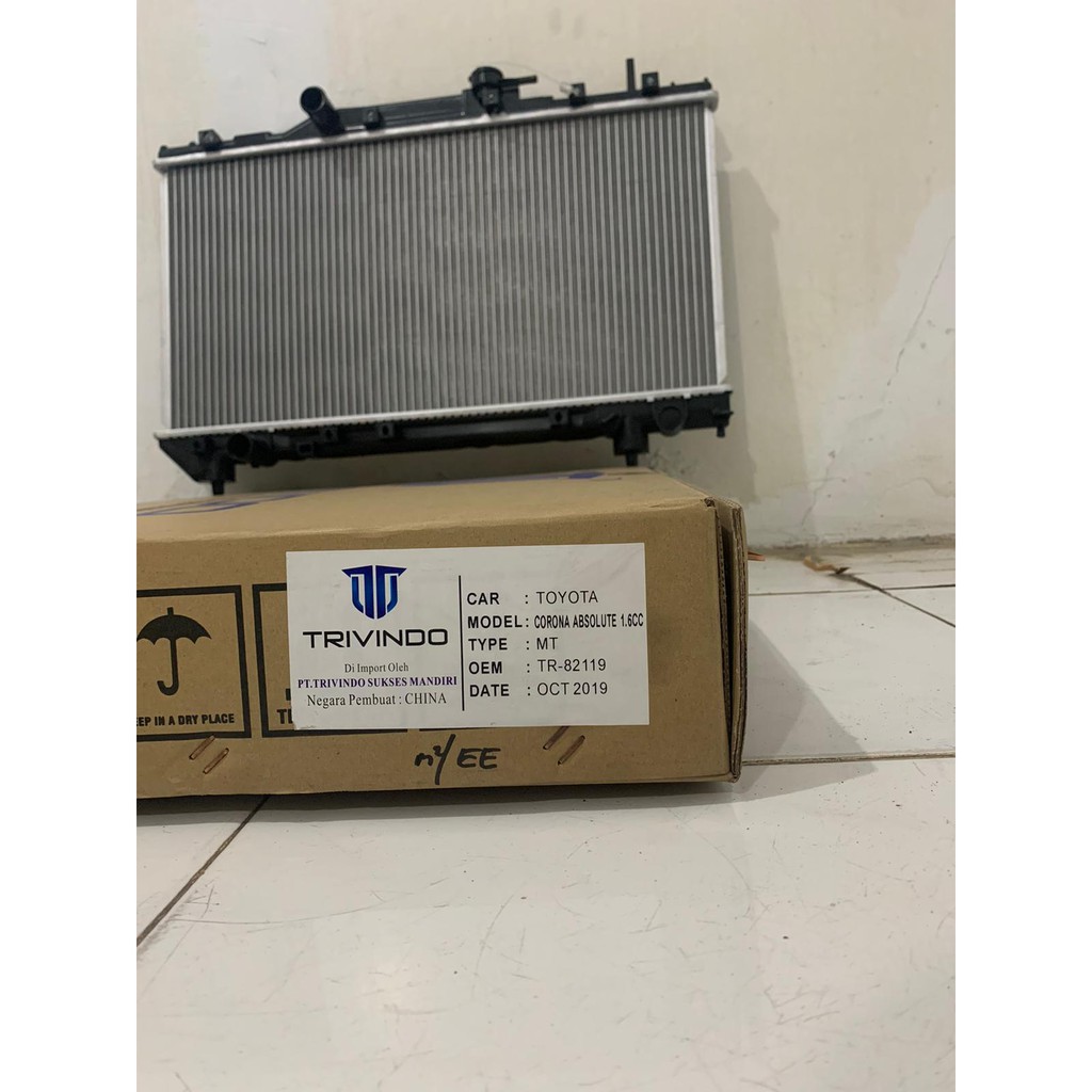 Radiator assy Corona Absolute 1.6CC MT MANUAL TR-82119 TRIVINDO