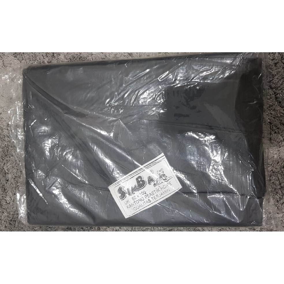 Kantong Hitam Plastik Sampah Ukuran 60 x 100