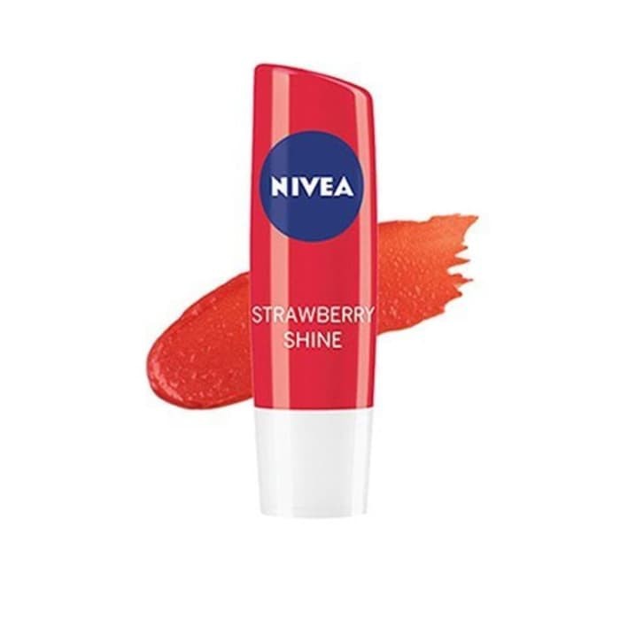 ★ BB ★ NIVEA Caring Lip Balm Strawberry Shine 4.8gr