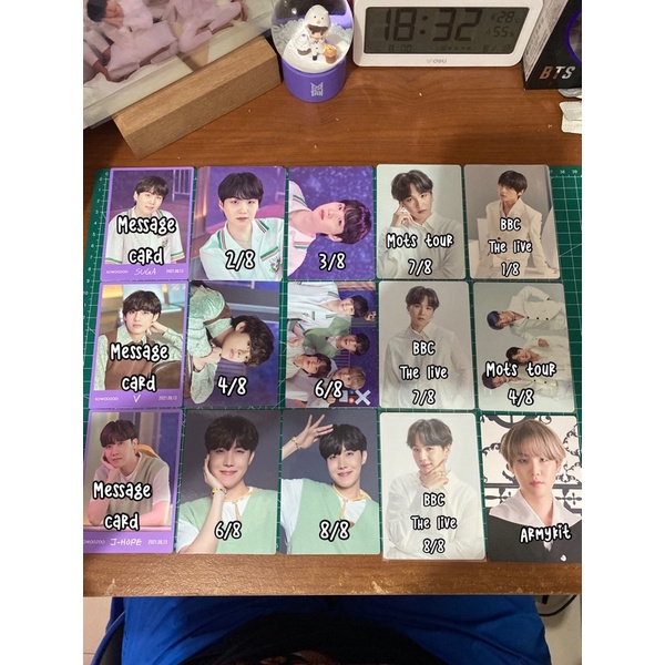 BTS OFFICIAL MPC photocard Sowoozoo/Bang Bang Con/ Mots Tour Taehyung Yoongi J-hope