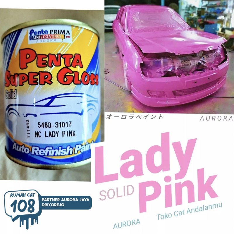 

Rumah Cat - PENTA SUPER GLOSS LADY PINK 200ML Rumah Cat Motor dan Mobil