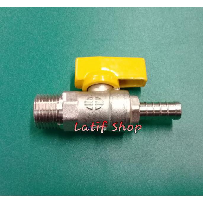 Stop Kran Gas Rifeng Dn 10 / Nozle Gas Kompor / Stop Valve Gas - Terbaik 