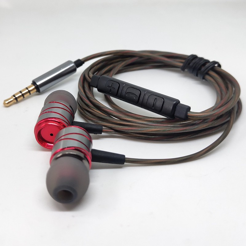 Master DIY Artistic Metal Earphone Head-Fi Level Headset With Mic