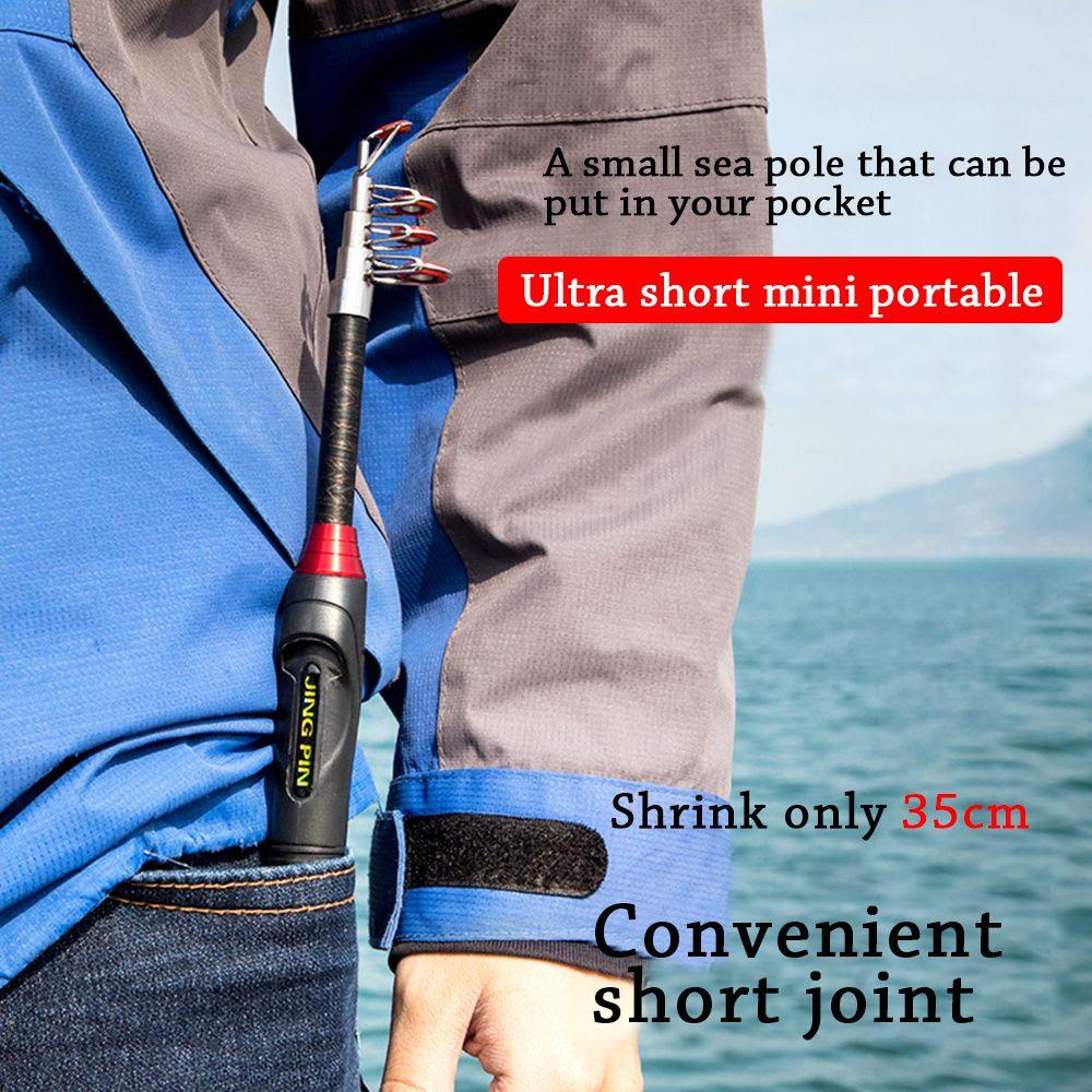 TOP Joran Pancing Teleskopik Mini Travel Adjustable Carp Feeder