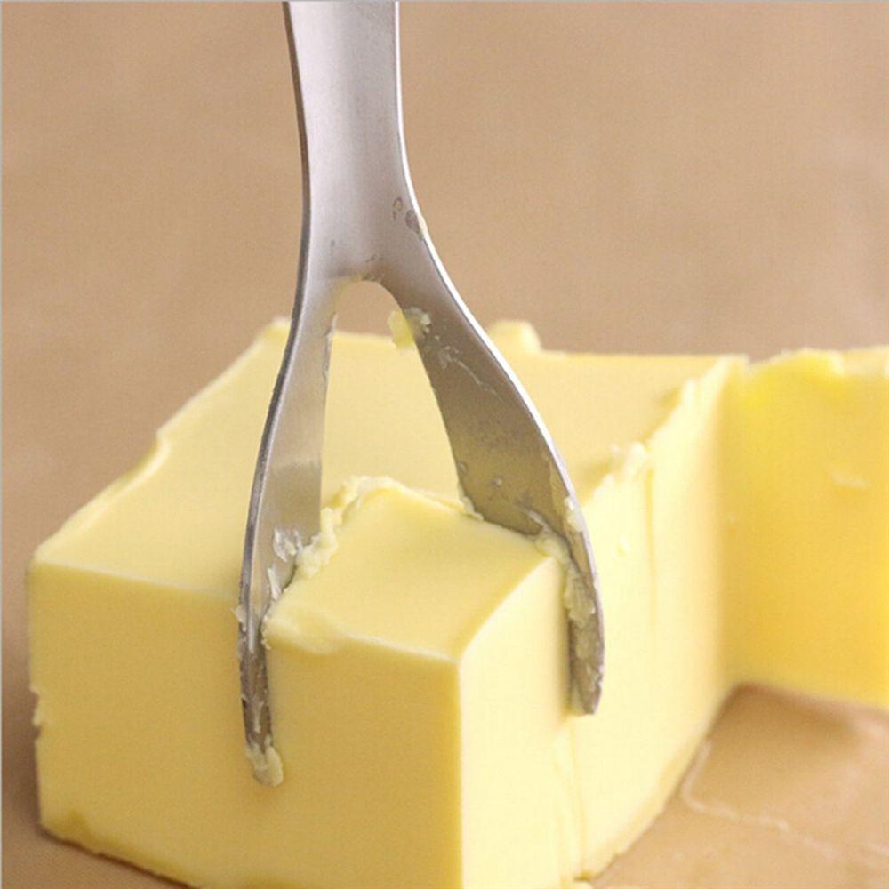 [Elegan] Butter Cutter Dough Tools Alat Pemotong Parutan Pizza Mentega Alat Baking Kue Spatula Keju Sendok Garpu