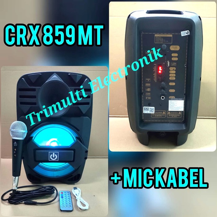 Speaker Portable Crimson CRX859MT 8 inch Bluetooth