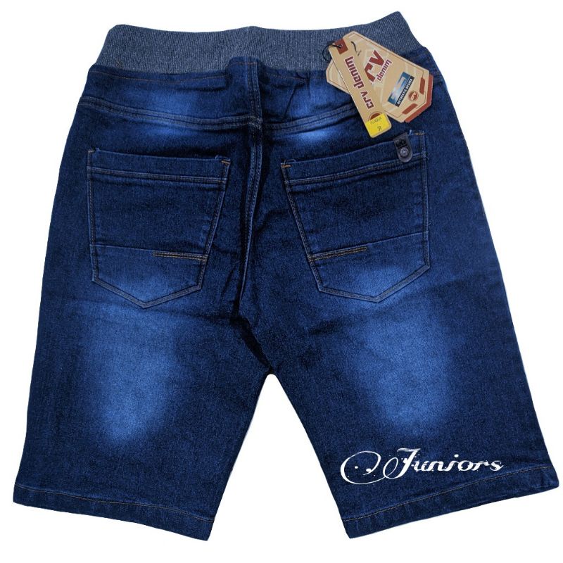 CELANA JEANS PENDEK RIP KOLOR CRV