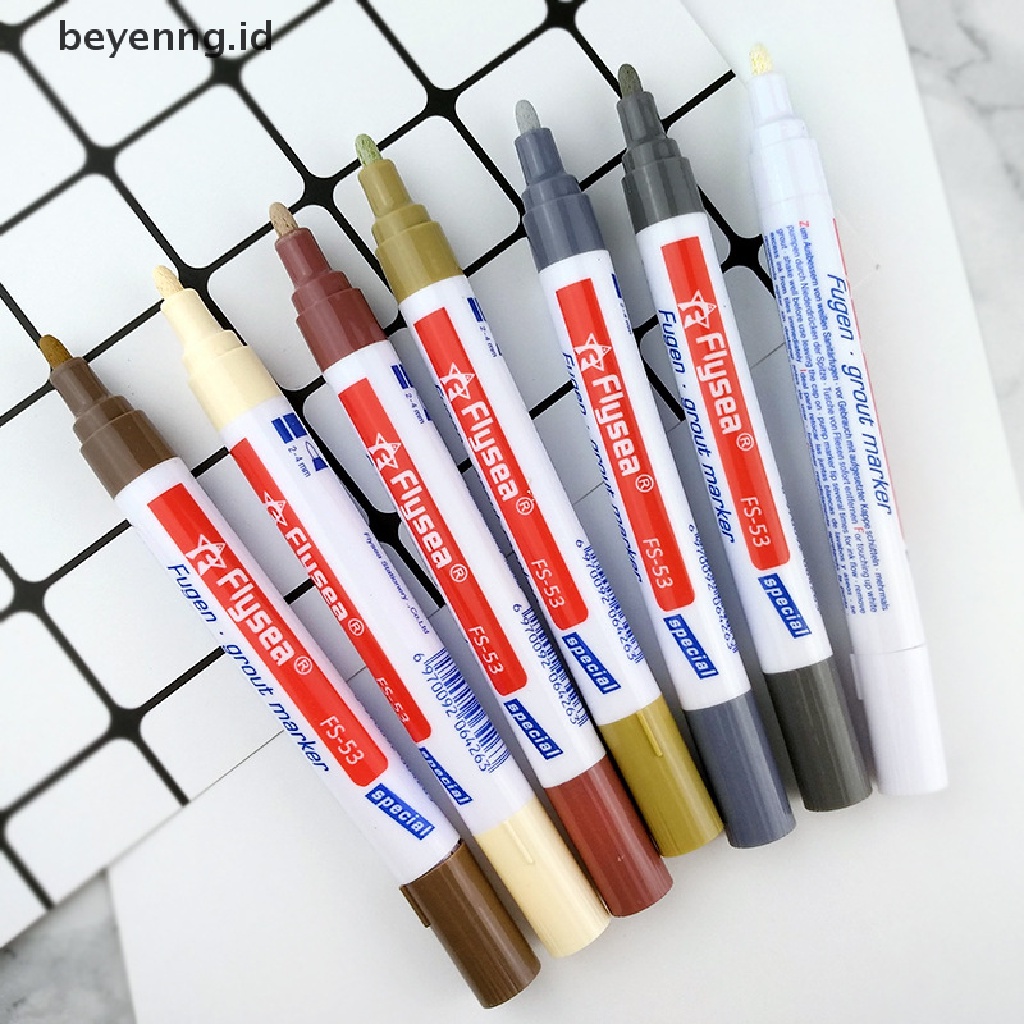 Beyen Refill Pen Warna Putih Untuk Perbaikan Gap Ubin Porselen Kamar Mandi