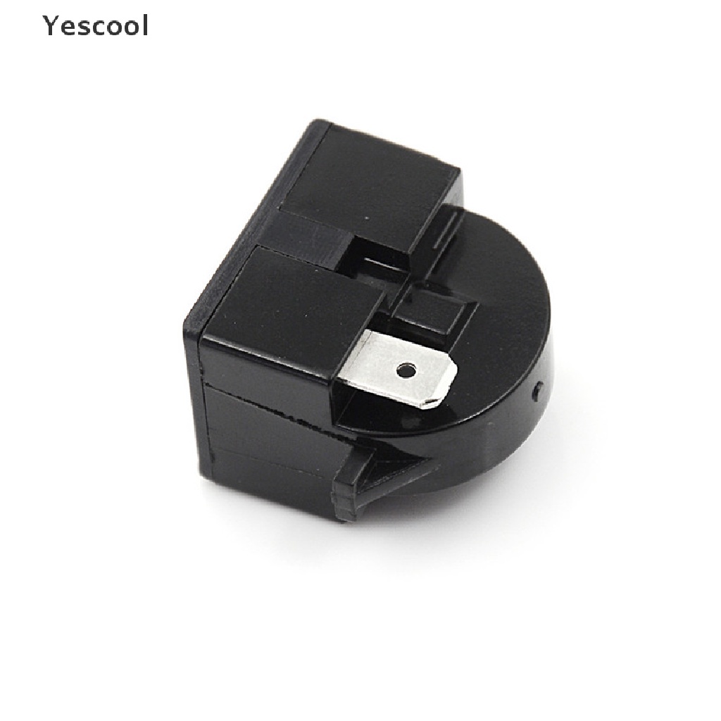 Yescool Starter Relay PTC 1 Pin 4.7 Ohm Warna Hitam Untuk Kulkas