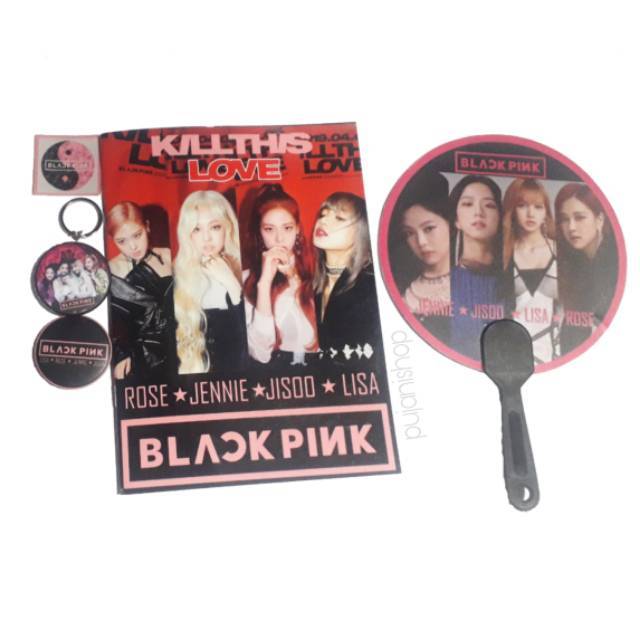 

Paket Hemat BLACKPINK (buku tulis+kipas+keychain+pin+stiker)