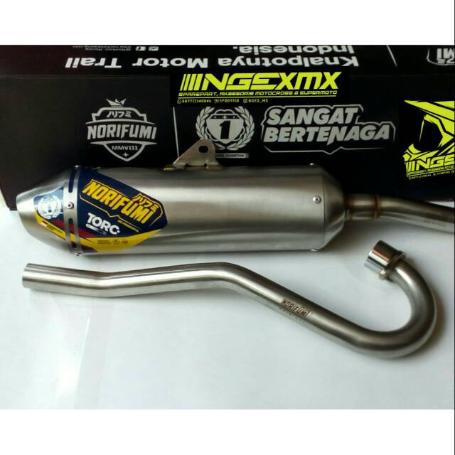 Knalpot NORIFUMI TORC CRF150 Original