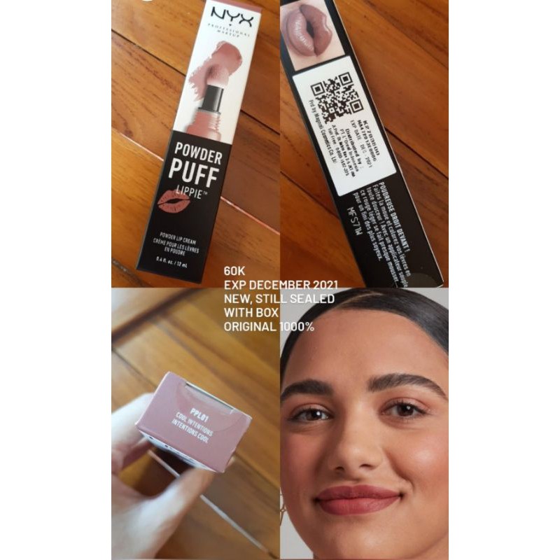 Jual NEW NYX Powder Puff Lippie (Cool Intentions) Shopee Indonesia