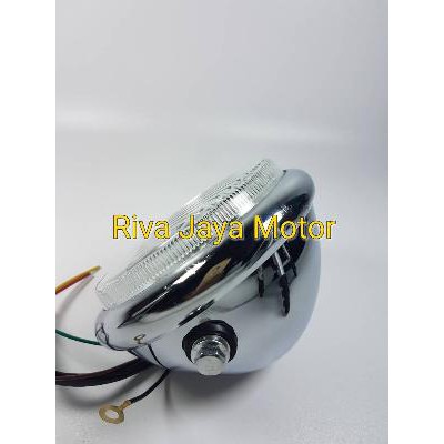 REFLEKTOR LAMPU DEPAN AUTOPAL H4 CB TIGER REVO VIXION BYSON MEGAPRO Terbaik
