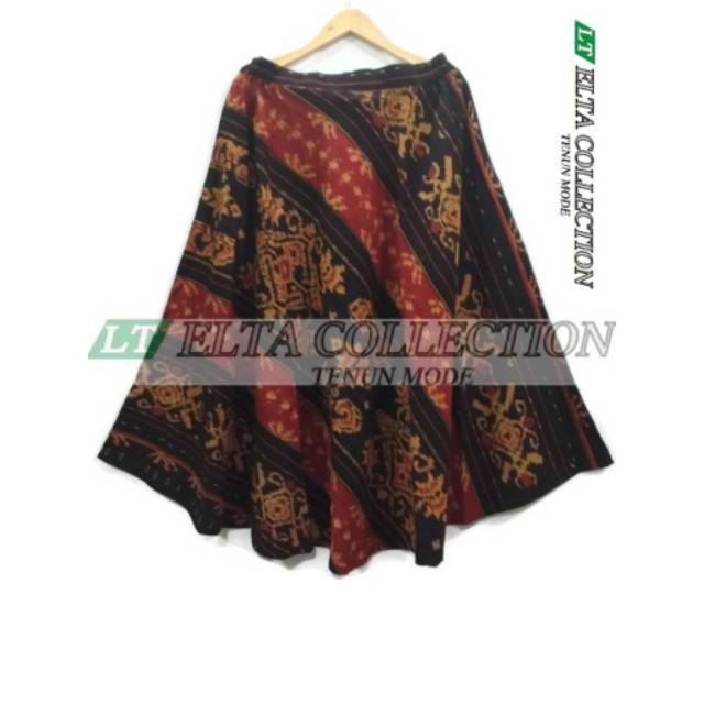 Rok tenun asli model rok payung rok klok