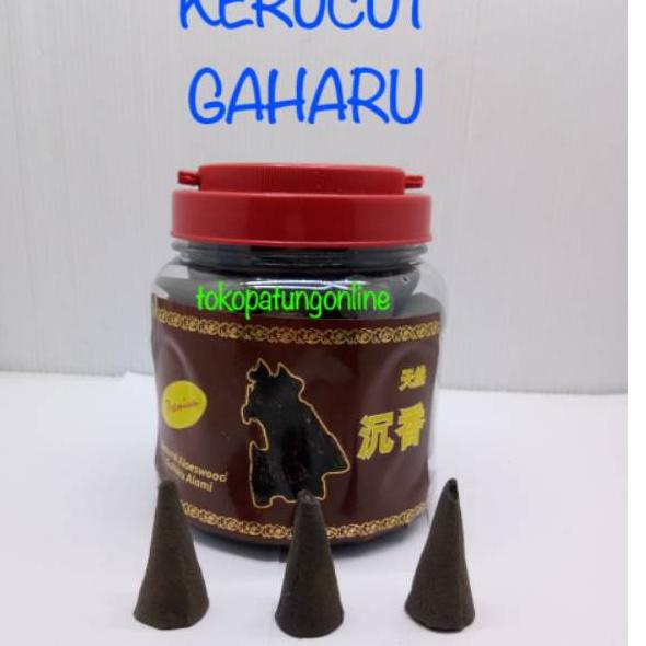 ✺ GAHARU Dupa Kerucut Premium Hitam ♥