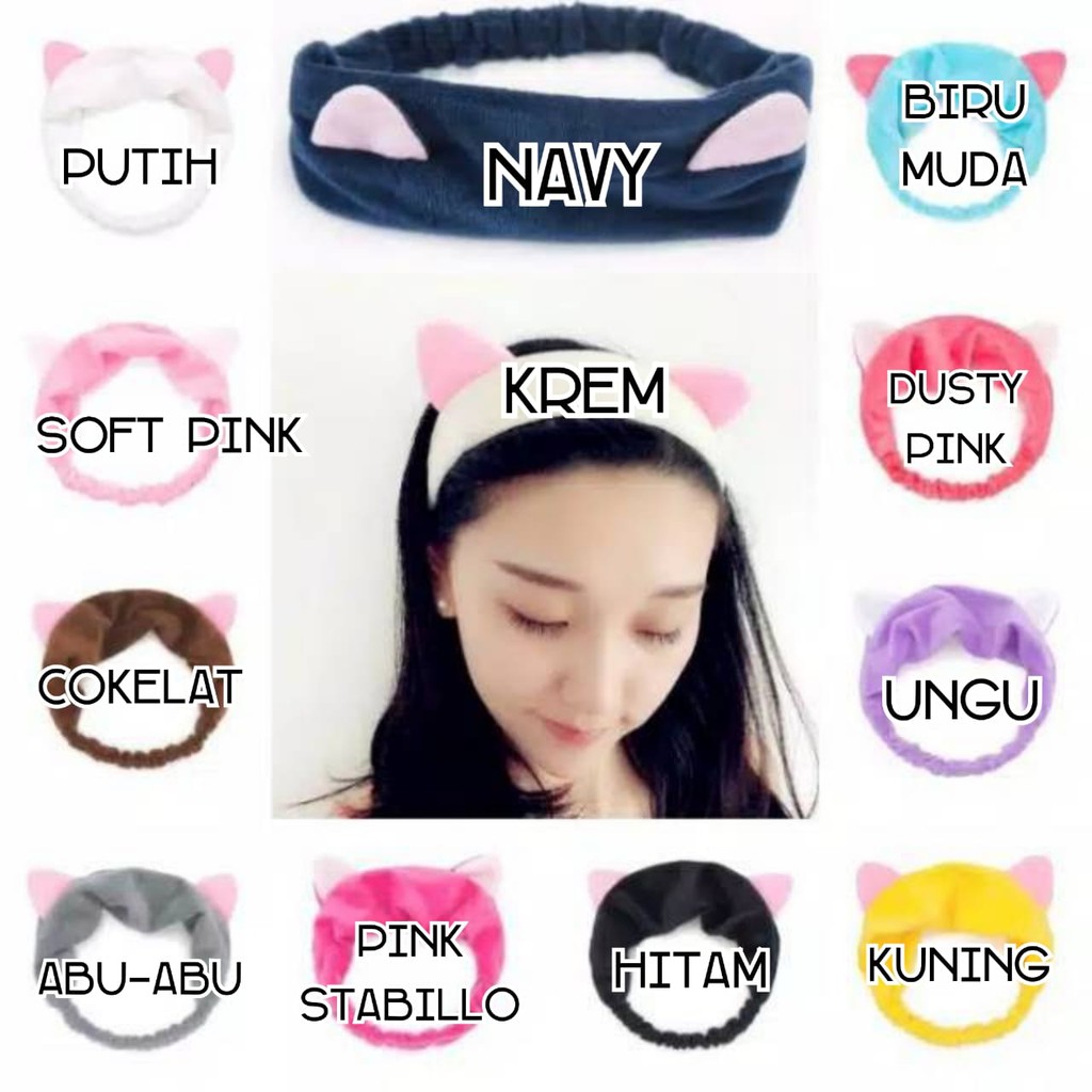 Bandana Cute telinga kucing