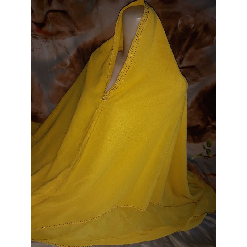 khimar syarii ceruty premium 2 layer