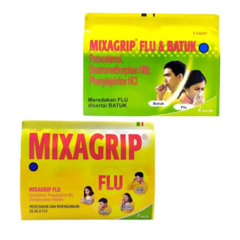 Mixagrip Flu, Flu dan Batuk