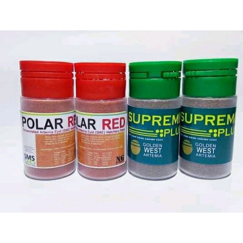 Artemia supreme 13gram (artemia kultur) / artemia polared(artemia instan) 13gram
