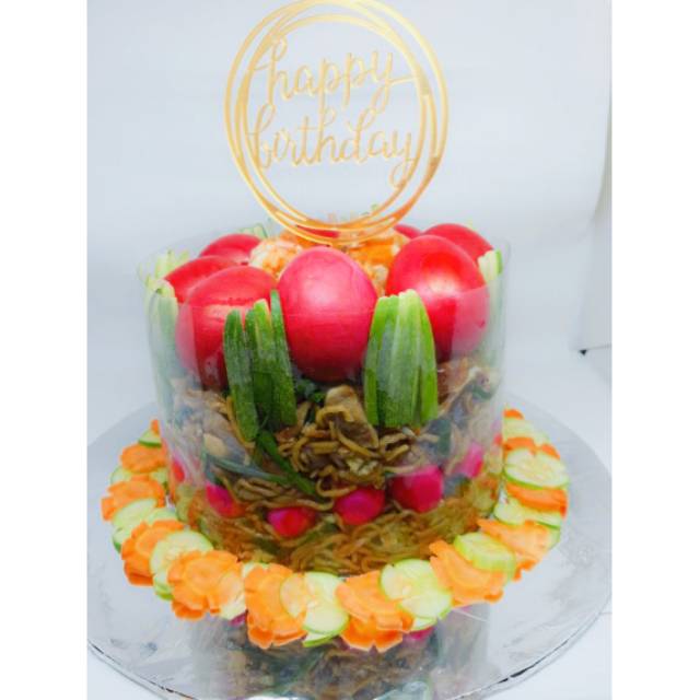 

Kue mie ulang tahun size 18 (NON HALAL)