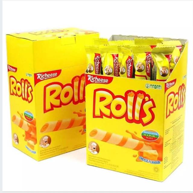 

Richeese nabati rolls 8gr