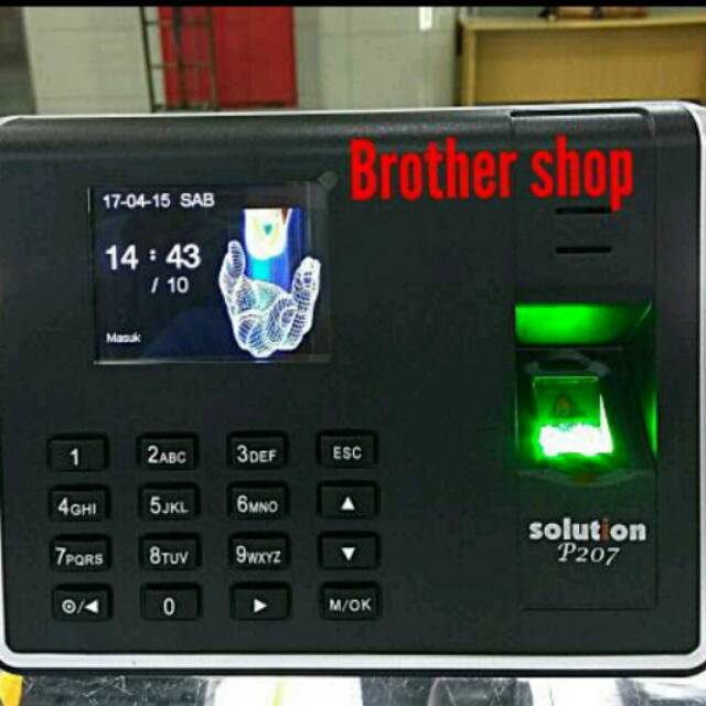 Mesin absensi sidik jari / finger print solution P207