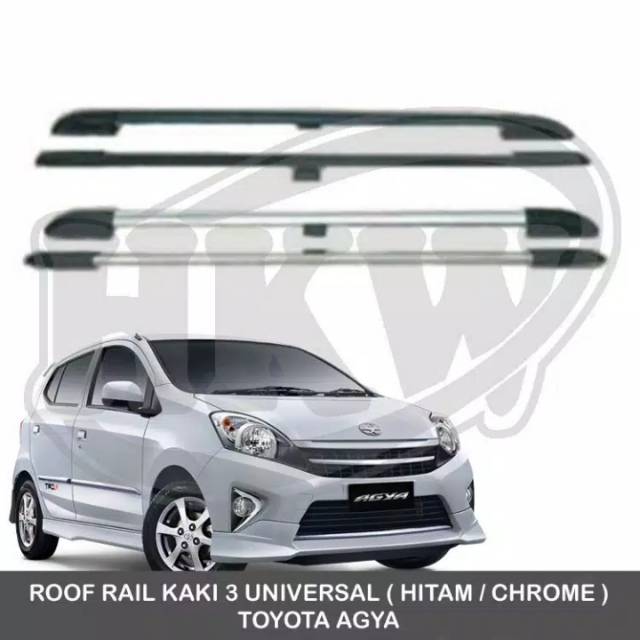 Roof rail kaki 2 mobil agya