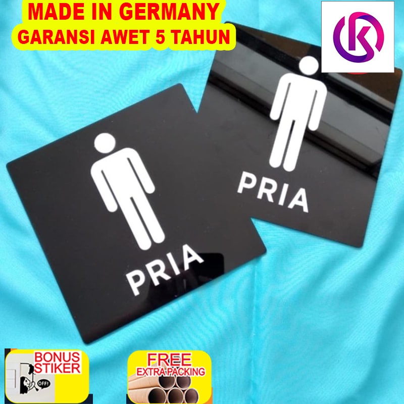 

Grosir Sign Board Akrilik Timbul | Toilet Sign Pria | Acrylic Sign