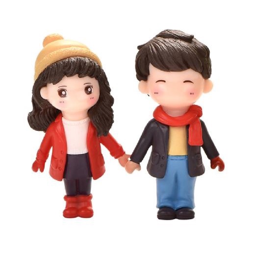 Miniature Lover Figures - Lovers Couple Figurines #36 (2pcs)