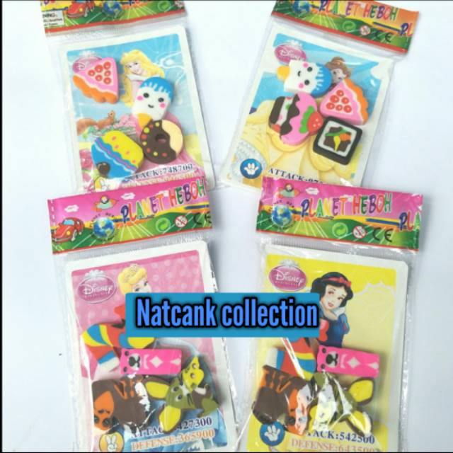 

Penghapus Kue/ Huruf + Kartu Princess Lucu Murah